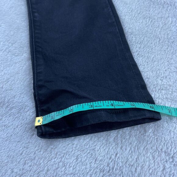 Simply Vera Vera Wang Capri Jeans Womens Size 4P Black Denim Button Fly Mid Rise - Picture 8 of 10